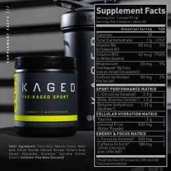 Pre-Kaged Sport Pre Workout -Sports Energy Supplement Shop Pre Kaged Sport BlueRaspberry