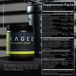 Pre-Kaged Sport Pre Workout -Sports Energy Supplement Shop Pre Kaged Sport FruitPunch