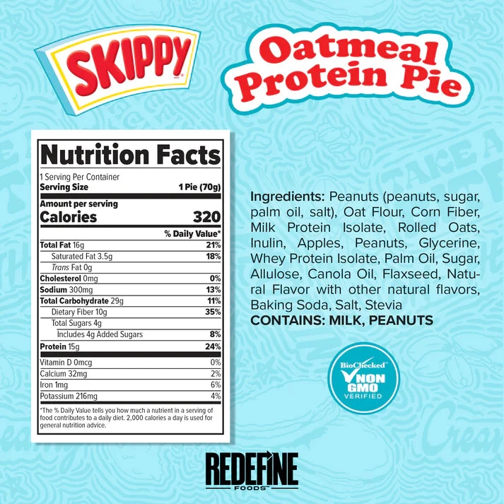 Redefine X Skippy® Oatmeal Protein Pie 6 Redefine X Skippy® Oatmeal Protein Pie - Image 4