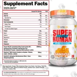 Alpha Lion Superhuman Protein -Sports Energy Supplement Shop ProteinOrangeGainsicle