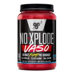 BSN NO XPLODE VASO Pre Workout -Sports Energy Supplement Shop Razzle Dazzle 48 Serving BSN NO Xplode VASO Pre Workout Brand New N.O