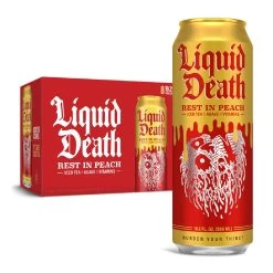 Liquid Death Iced Tea -Sports Energy Supplement Shop RestInPeach