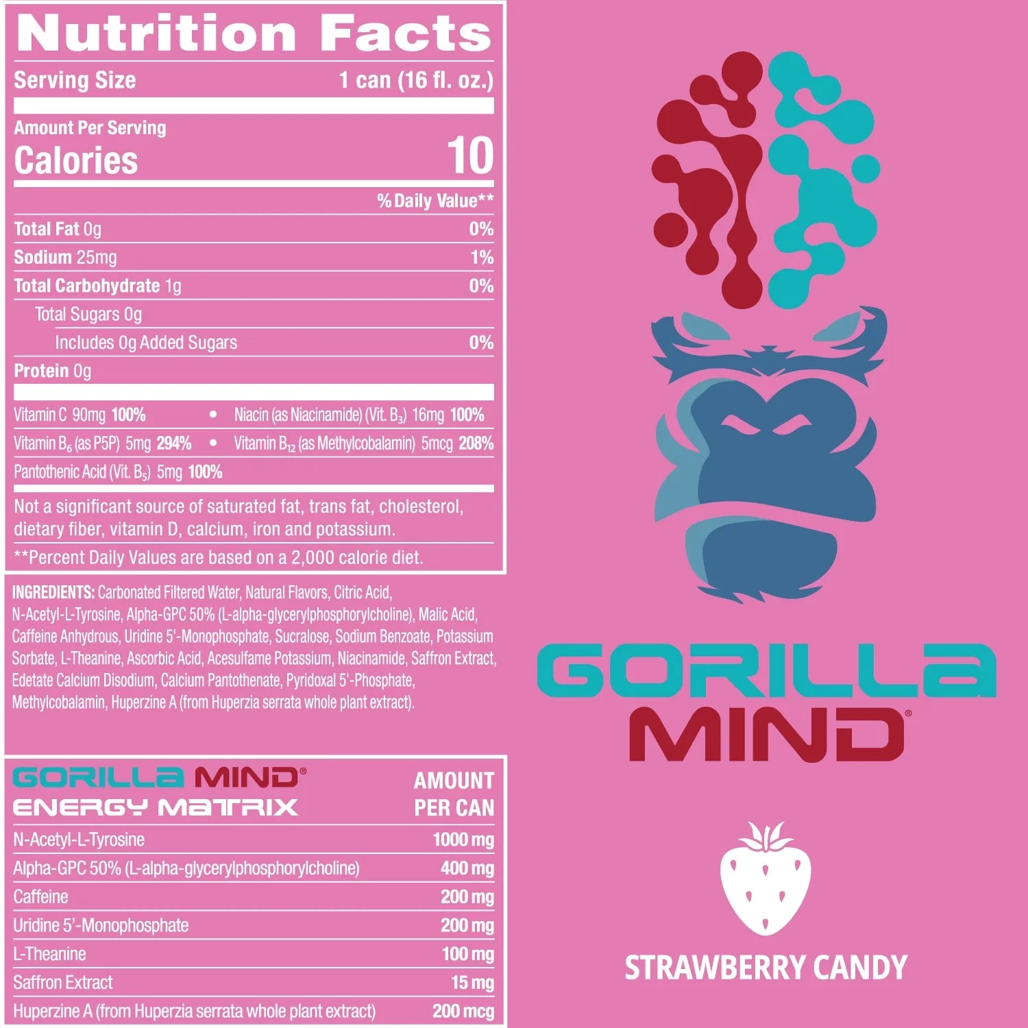 Gorilla Mind Energy Drink 18 Gorilla Mind Energy Drink - Image 16