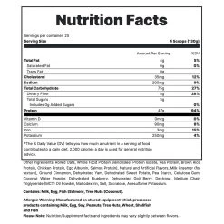 Redcon1 MRE Meal Replacement Protein -Sports Energy Supplement Shop SUPP FACTS MRE 7LB PEANUT BUTTER COOKIE