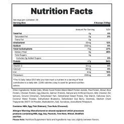 Redcon1 MRE Meal Replacement Protein -Sports Energy Supplement Shop SUPP FACTS MRE 7LB STRAWBERRY SHORTCAKE
