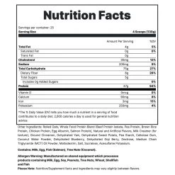 Redcon1 MRE Meal Replacement Protein -Sports Energy Supplement Shop SUPP FACTS MRE 7LB VANILLA MILKSHAKE