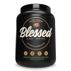 EHP Blessed Plant Protein -Sports Energy Supplement Shop Salted Caramel Vanilla Chai Blessed Plant Protein Powder Supplement by EHP Labs Katya Henry