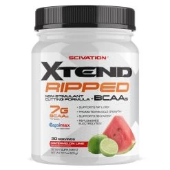 Xtend Ripped Aminos -Sports Energy Supplement Shop Scivation Xtend Ripped BCAAs Watermelon Lime