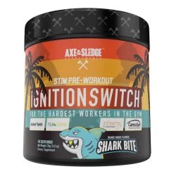 Ignition Switch Pre Workout -Sports Energy Supplement Shop Shark Bite Ignition Switch by Axe and Sledge Pre Workout Supplement Powder Intense Hardcore