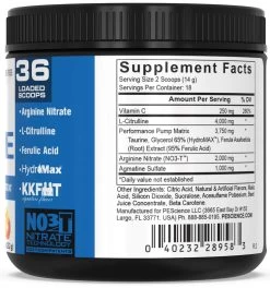 PES High Volume Stimulant Free Pre Workout -Sports Energy Supplement Shop SourPeachCandy KKFITEdition