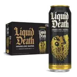 Liquid Death Mountain Water -Sports Energy Supplement Shop SparklingWater