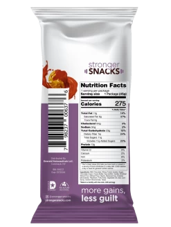 Stronger Snacks Protein Chocolate Pretzel Bites -Sports Energy Supplement Shop StrongerSnack Protein Choco Pretzel FA back