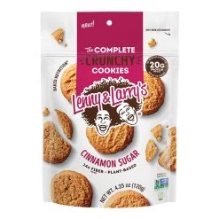 Crunchy Cookies -Sports Energy Supplement Shop The Complete Crunchy Cookie by Lenny Larry Cinnamon Sugar