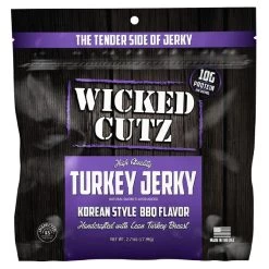 Wicked Cutz Turkey Jerky -Sports Energy Supplement Shop TurkeyBBQ