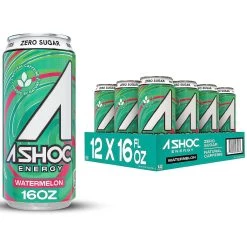 A-Shoc Energy Drink -Sports Energy Supplement Shop Watermelon