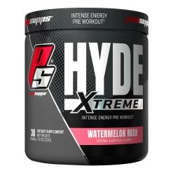 HYDE Xtreme Pre Workout -Sports Energy Supplement Shop Watermelon Rush HYDE Xtreme Pre Workout powder supplement by Pro Supps