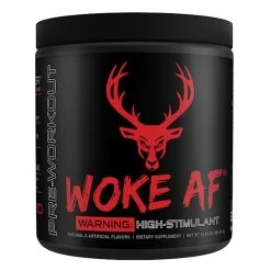WOKE AF -Sports Energy Supplement Shop Woke AF Pre Workout Bucked UP Supplements Red Razz