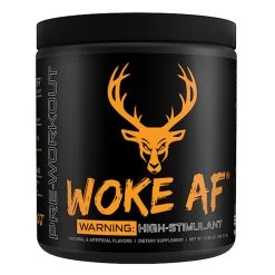 WOKE AF -Sports Energy Supplement Shop Woke AF Pre Workout Bucked Up Supplements Killa OJ Orange Juice