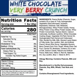 Anabar Protein Packed Candy Bar -Sports Energy Supplement Shop anabar whole food performance bar 65g milk chocolate very berry crunch info 700x700 d04c6e77 6e9e 4014 b9b4 7033e734c51d