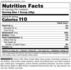 Animal 100% Whey Protein -Sports Energy Supplement Shop kDRajhXk