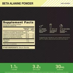 Optimum Nutrition Beta-Alanine -Sports Energy Supplement Shop on beta alanine Label en us 01
