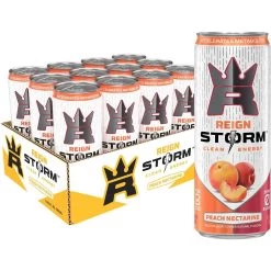 REIGN Storm Energy Drink -Sports Energy Supplement Shop peach
