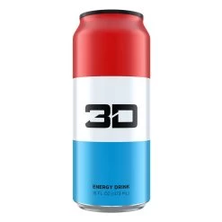 3D Energy Drink -Sports Energy Supplement Shop red white and blue freedom pop 3d energy christian guzman