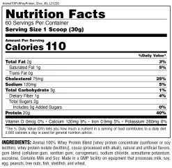 Animal 100% Whey Protein -Sports Energy Supplement Shop z7mJM1X4